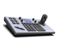 Prisual PTZ Camera Controller PoE 4D Joystick LCD Screen Setup, Elevate Your Church Live Streaming with VISCA is Fully Compatible and extensible, Pelco D/P RS232 RS485 NDI (TEM-JOY1)