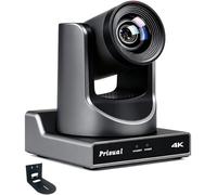 Prisual Ultra 4K PRO NDI PTZ Camera Gen 5, SDI HDMI USB IP with 20x Optical Zoom 1/1.8" UHD CMOS 8.42MP, 4K 60fps AI Auto-Tracking PTZ Camera with Tally Light (Official NDI Certified) TEM-4K20N PRO