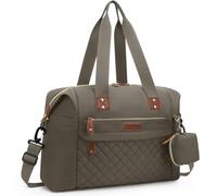 Pritent Diaper Bag Tote - Diaper Baby Bags, Waterproof Large Mommy Bag Maternity Bag Travel Baby Bag for Mom and Dad, Khaki, L, Contemporary
