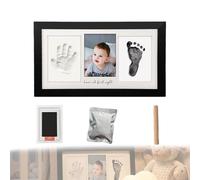 PRITOK Baby Hand and Footprint Kit Clay: Baby Framed Photo Kit, Scratch-Resistant Paw Print Keepsake, Pet Paw Print, for Home Decoration, Wall Hanging & StandM, Keepsake Gift f