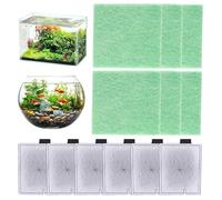 PRITOK Compatible with Interpet Internal CF Cartridge Filters: 6 Sets Replacement Kit, Water Purifying Fish Tank Filter Cartridges, Aquarium Maintenance Filtration(6 Filter Cartridges, 6 Algaway Pads)