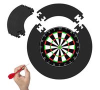 PRITOK Dart Board Surround Ring: 2.5cm Thick Splicing EVA Dartboard Surround, Dart Board Wall Protector, Universal Dartboard Wall Protection Board, Darts Accessory for Home&Outdoor Use (44*13*2.5)