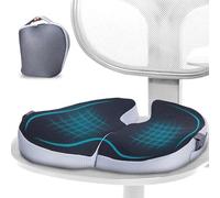 PRITOK Ergonomic Memory Foam Coccyx Cushion: Foldable Orthopedic Seat Cushion for Sciatica & Tailbone Pain Relief, Non-Slip Portable Design with Pressure Relief für Office, Car, Wheelchair