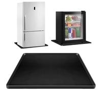 PRITOK Fridge Silicone Mat: 60 x 60 cm Waterproof Refrigerator Floor Protector Mat, Multifunction Silicone Floor Ma t with Raised Edge for Refrigerator, Washing Machine, Dryer, Wine Cabinet