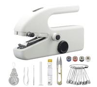PRITOK Handheld Sewing Machine for Beginners: Electric Portable Sewing Machine with USB/Battery Powered, Quick Stitching Tool with Sewing Accessories for Fabrics, Mini for DIY, Home and Travel Use
