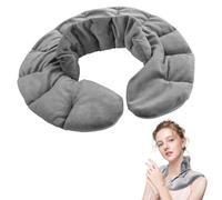 PRITOK Microwave Heating Pad for Neck and Shoulders: Microwavable Heat Therapy Neck Wrap with Moist Heat , Heated Neck Warmer, Wheat Bags for Pain Relief and Cold Compress, Reus