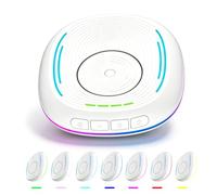 PRITOK Undetectable Mouse Mover: Adjustable Timer Mouse Jiggler, Movement to Prevent Computer from Sleeping, Random Move Mechanical Turntable Pad for Home Office Laptop (122×132×32mm) (White)