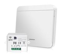 PRITOK Wireless Light Switch Kit: Portable Waterproof Wireless Switches, Self-powered Remote Control Switch, No Wiring No Battery for Lights Lamps Fans Appliances House Lighting