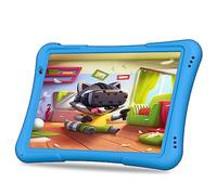 PRITOM 10 inch Kids Tablet Android Tablets 4GB 32GB, 512GB Expand, Quad-Core, 6000mAh, Large HD IPS Display, WiFi 6, Dual Camera, Bluetooth, Toddler Tablet for Kids Age 3+, Blue
