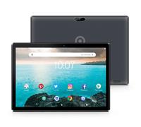 PRITOM 10 Inch Tablet PC with SIM Slot Android 13 64 GB Quad Core Touch Screen WiFi GPS Support 3G Phone Call dark grey