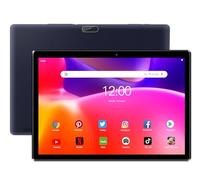 PRITOM 10inch Android Phone Tablet with SIM Card Slot, 64GB ROM, Expandable to 512GB, Quad Core Processor, HD IPS Screen, 6000mAh Battery, Support 3G Phone Call,Dual Camera, Bluetooth, Tablet (Black)