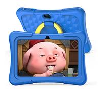 PRITOM 7 Inch Kids Tablet Android Quad Core 2GB RAM 32GB ROM BT WiFi Dual Camera Educational Games Child Lock Pre-Installed Kids Software with Kids Tablet Case Type C Blue