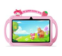 PRITOM 7 Inch Kids Tablets, WiFi Tablets for Kids, 4GB RAM, 32GB ROM,512GB Expand, Toddler Tablet, Parental Control,Android 13, BT, Dual Camera, Kids Software for Educating, Gaming Child Tablet(Pink)