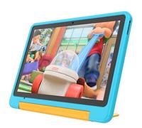 PRITOM All-New Android 15 Kids Tablet, 10-Inch Tablet for Children, 64GB + 1TB Expandable, WiFi 6, Parental Control, Educational Games Pre-Installed, Kid Software, with EVA Case, Blue