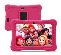 PRITOM Kids Tablets 7 inch, 32 GB, 512GB Expand, Perfect Size for Toddler Tablet, WiFi, Dual Camera, Education, Games, Children Tablet with Parental Control (Pink)