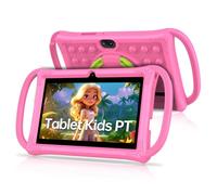 PRITOM Kids Tablets 7 inch, 32 GB, Toddler Tablet with Un-Zipped Case, WiFi, Dual Camera, Education, Games, Kids Software Pre-Installed, Parental Control, Pink