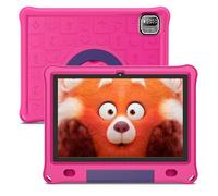 PRITOM Tablet Android 15, All-New 10'' Tablet Kids, Parental Control, 64GB+1TB Expand Tablets for Kids, Child, WiFi6, Educational, Games, Kids Software Pre-Installed, with EVA Case (Pink)