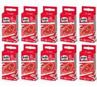 Pritt 10 x Permanent Adhesive Tape Refills, Tape Length 16 m, Tape Width 8.4 mm, Pack of 10, Refill Cassette, Weiß