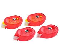 Pritt 9HZCGXBP1X Compact Non-Permanent Adhesive Roller for Removable and Permanent Adhesive, Tape Length 10 m, Tape Width 8.4 mm, Economy Set with 4 Adhesive Rollers