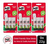 Pritt Stick Glue Stick 22g (Pack of 3) 1483484