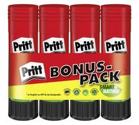 Pritt Glue Stick 22g 4pieces Natural Adhesive Eco-Friendly Recipe PK6MP