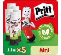 Pritt Glue Stick, Safe & Child-Friendly Craft for Arts & Pack of 5