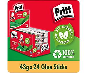 Pritt Glue Stick White Pack of 24