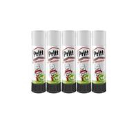 PRITT Glue Sticks (5 Pack, 11g) - 90% Natural, Strong Hold, Child-Friendly Adhesive for Home, School, Office, and Crafts