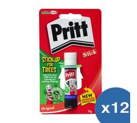 Pritt Glue Stick, 11 g - White, Pack of 12