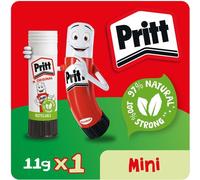 Pritt Original Glue Stick Sustainable Long Lasting Strong Adhesive Solvent Free Retail Hanging Card Value Pack 11g (Pack 12) - 1456073