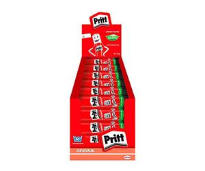 Pritt PKS22 Glue Stick Box Display with 24 Glue Sticks, Original, 22 g Each