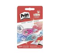 Pritt PRKM2 Correction Tape Roller 5mm White Barrel 2 Pk Pop-Stars