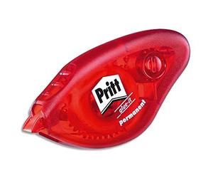 PRITT ROLLNSTICK COMPACT ROLLER PERM 8.4 | Disposable Design, Honeycomb Structure Adhesive, Self-Correcting Wind-Up, 10-Pack