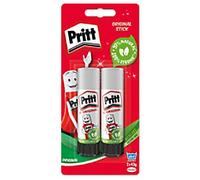 Pritt Stationery Glue Stick Non-permanent White Clear Pack of 2 of 43 g