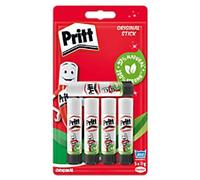 Pritt Stationery Glue Stick Non-permanent White Clear Pack of 5 of 11 g