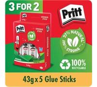 Pritt Stick 43g Hanging Box (5 Pack x 3) HK810849