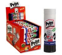 Pritt White 24 Large Glue Sticks Display Box - 43gm - paper chain garland decoration 39m birthdays xmas pritt stick glue sticks pack 24 43