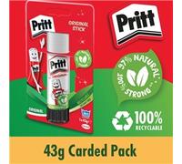 Pritt Stick Large 43G Glue Stick Pack of 12 1456075 HK22352