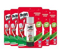 Pritt Stick Glue Solid Washable Non-Toxic Large 43G Ref 1456072 [Pack Of 5] by Pritt