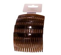 Pritties Accessories Set of 4 Tort Plain Hair Combs Slides 7cm (2.8'')
