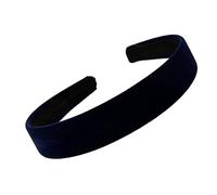 Pritties Accessories Velvet Feel Alice Hair Band Headband 2.5cm (1") Wide (Blue,Navy)