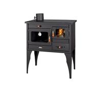 Prity 1P34L Large Wood Burner with Oven Left Door Large Size CE Certified Farm 1P34L