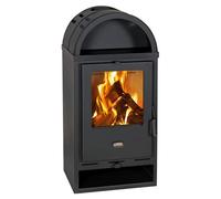 Prity K1K D Wood Stove 9.5 kW, Energy Efficiency Class A, 77.8% Efficiency, Diameter 150 mm Flue Pipe, Steel and Cast Iron Construction