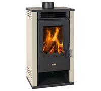 Prity K2 GT Wood Stove 8.1 kW, Energy Efficiency Class 80.4% Efficiency, Diameter 150 mm Flue Pipe, Compact Heating Solution