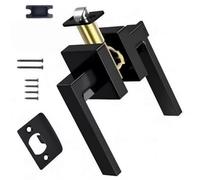 Privacies Door Handle Aluminum Alloys Matte Modern Bathroom Bedroom Hardware Durability Smooth Operations Contemporary Door Handle