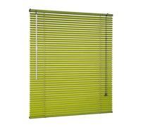 Privacy Aluminum Window Blinds 78 94 104 50 60 35 115 120 135 165 wide Waterproof Mini Blinds for Indoor Windows 25mm Slats Horizontal Venetian Blind for Home Patio Doors(Yellow-green)