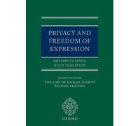 Privacy and Freedom of Expression (Law of Human Rights)
