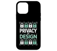 Privacy By Design Digital Security Padlock Circuit Case for iPhone 12 mini
