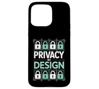 Privacy By Design Digital Security Padlock Circuit Case for iPhone 15 Pro Max