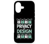 Privacy By Design Digital Security Padlock Circuit Case for iPhone 17